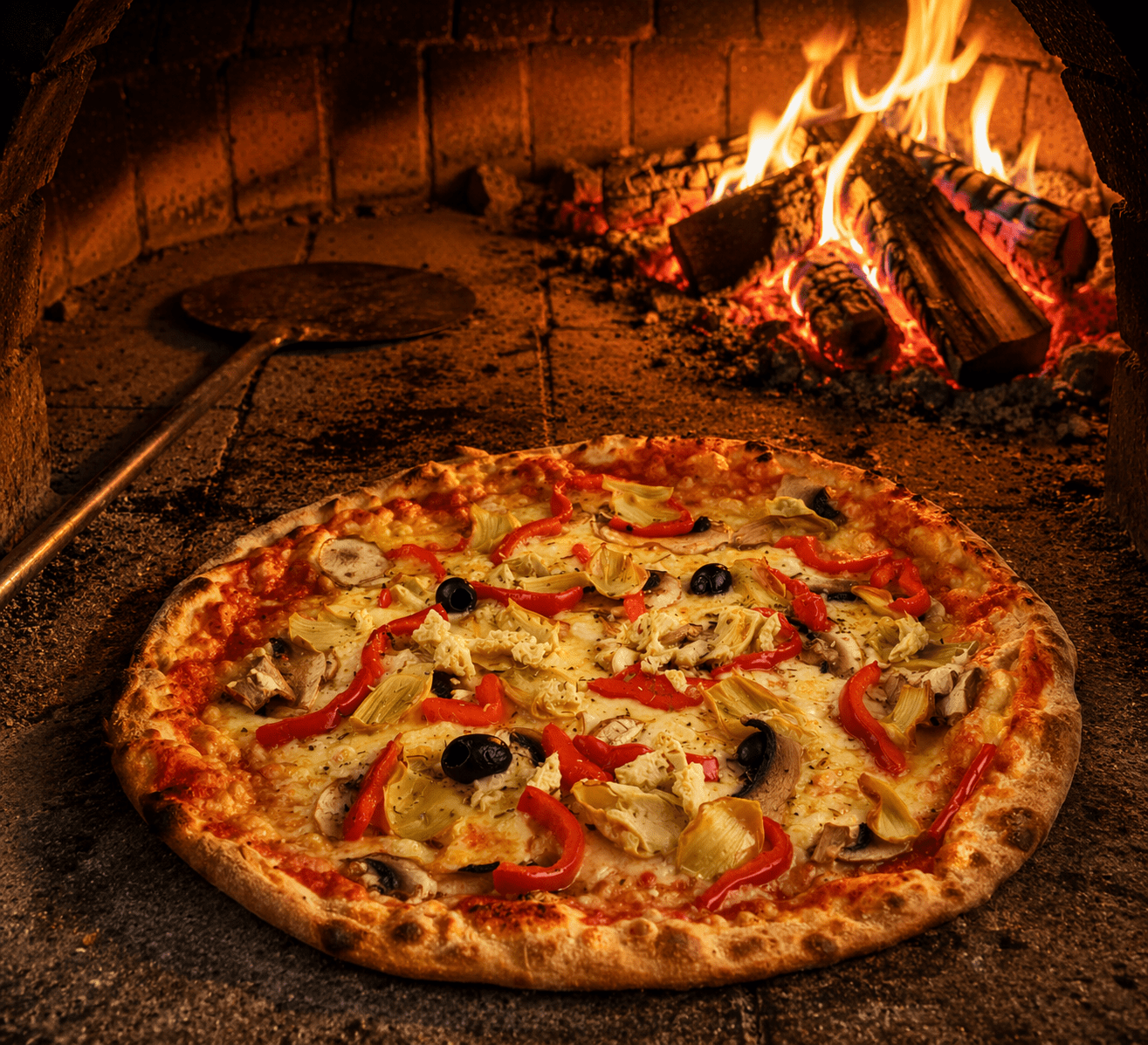 Pizzas classiques au feu de bois — Pizza Vroum Castres