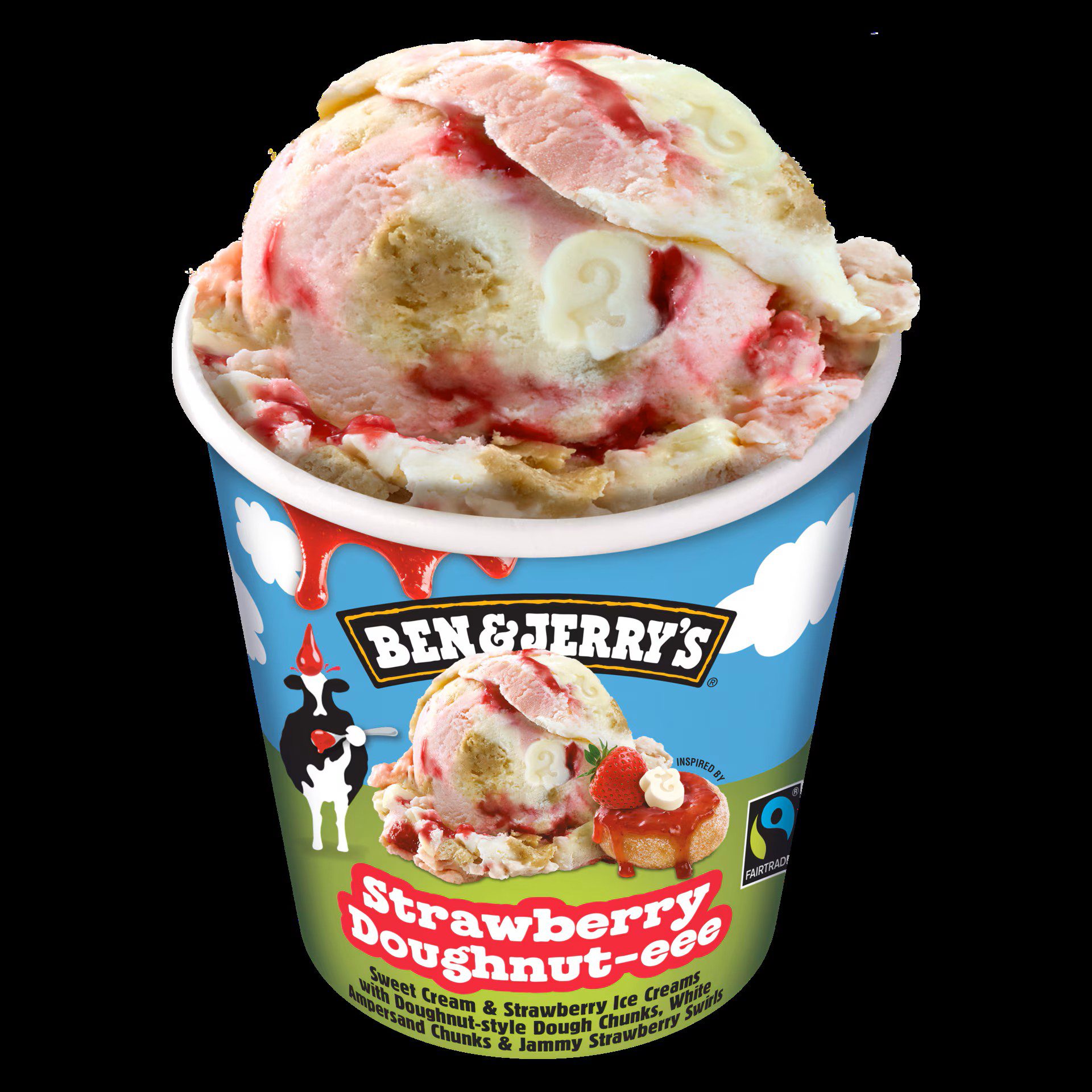 Ben & Jerry's Strawberry Doughnut-eee